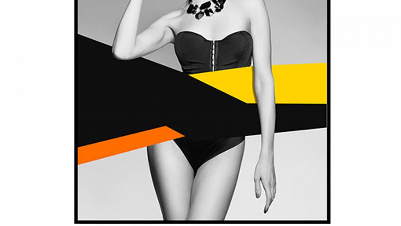 Постер прямоугольный на художественной бумаге 80х60 см "Модница-1" EVENHOME ДИЗАЙНЕРСКИЕ 00-3878754 Белый;черный;разноцветный  - Вид №1