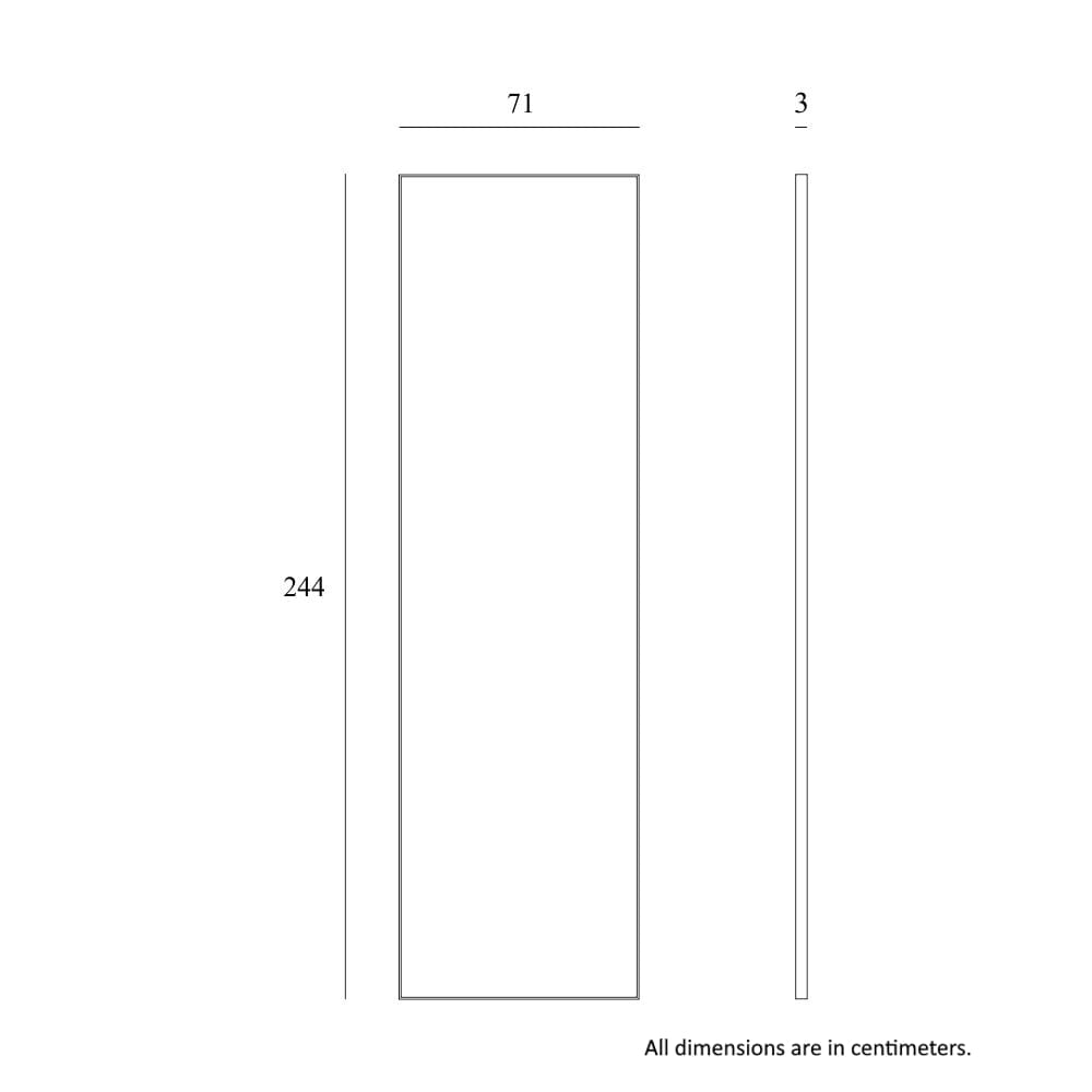 Прямоугольное зеркало в рамке Ethnicraft Состаренные зеркала ARCH-00080458 - Вид №7