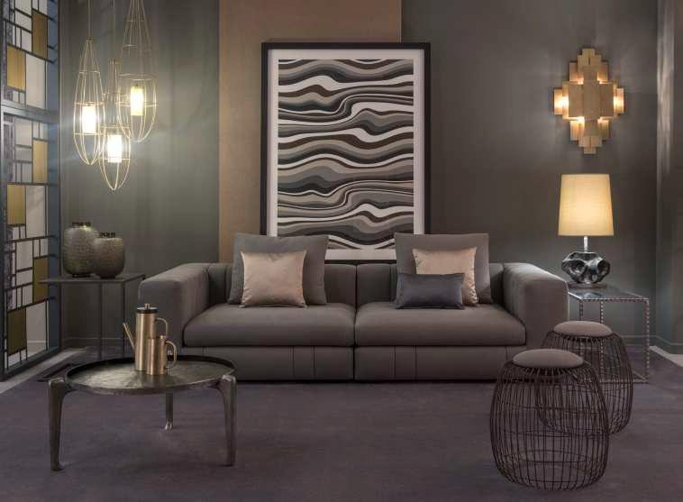 Hamilton Conte Paris Круглый пуф из ткани sun-id-1480768 - Вид №2