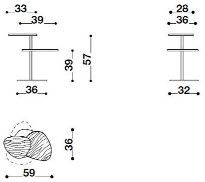 Désirée divani Сервиз стол из дерева sun-id-1381324 - Вид №6