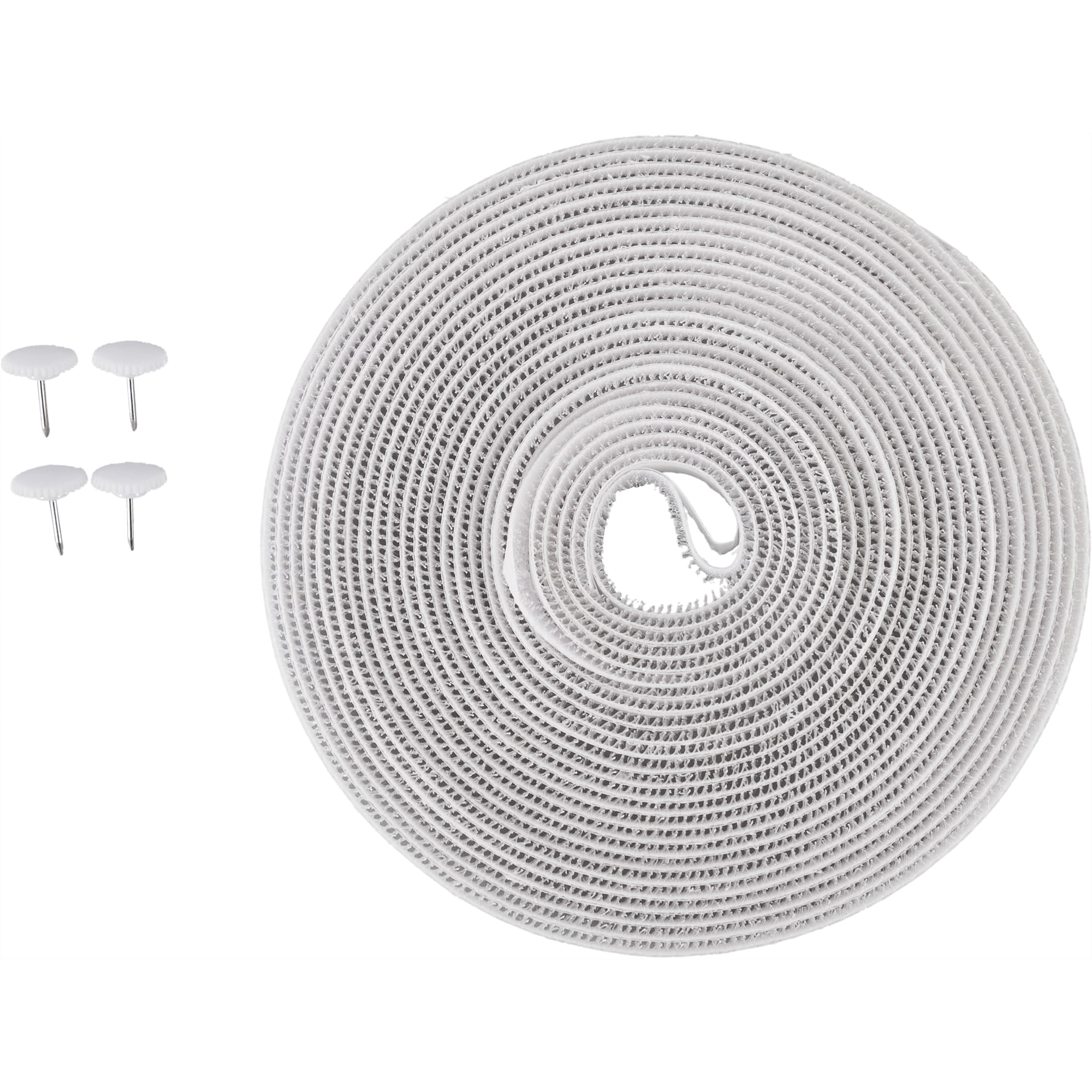 82612865 Штора защитная на ленте-липучке 1.5х1.5 м цвет белый Santreyd  - Вид №4