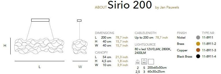 Quasar Светодиодный подвесной светильник из металла с диммером sun-id-1351105 - Вид №3