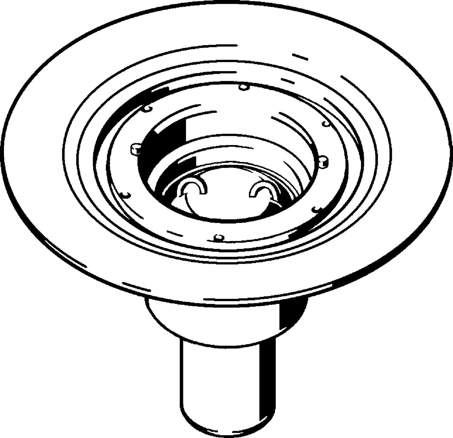 Канализационная арматура  Напольные трапы Advantix  Трапы VIEGA 284 954 Модель 4951.15 Santreyd  - Вид №1