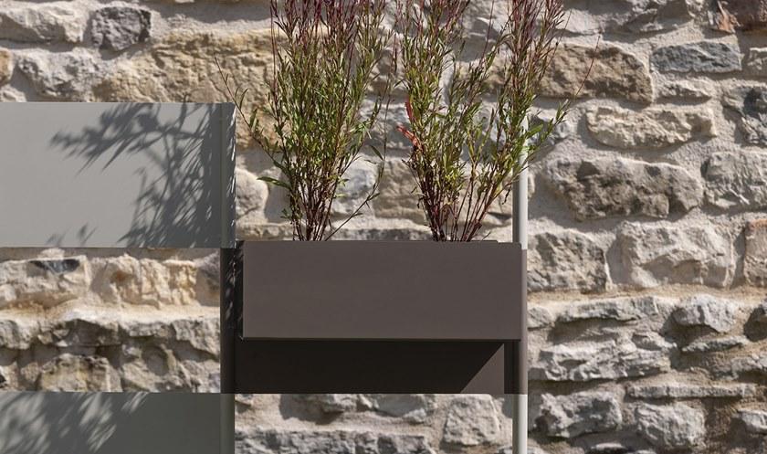 iSimar Низкий прямоугольный горшок из оцинкованной стали Esther & tonin Isi 7215  - Вид №7