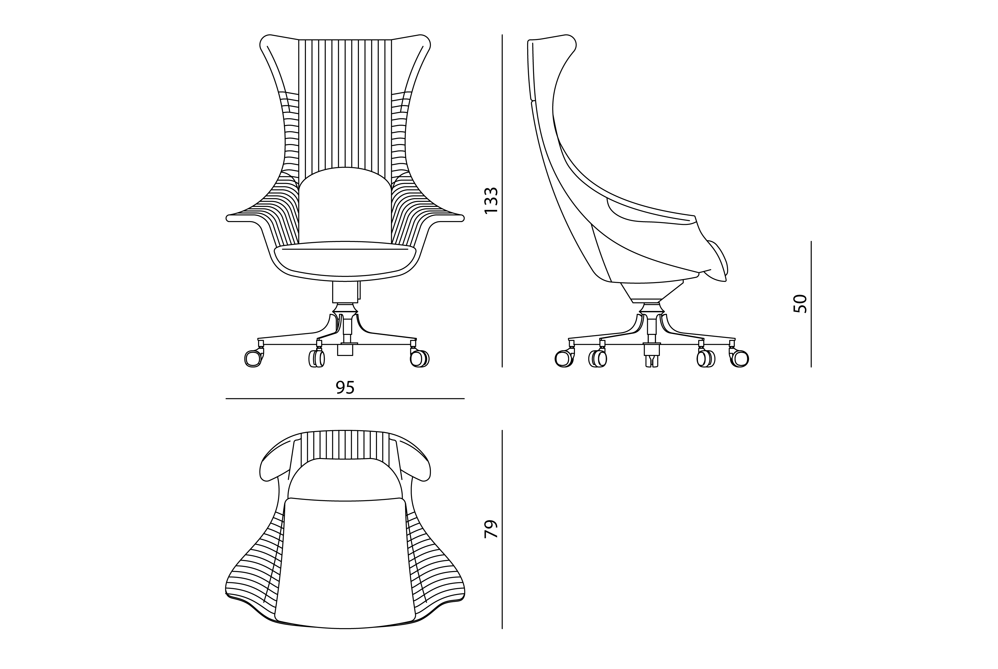 Planet Офисный стул Visionnaire  - Вид №8