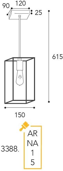 Moretti Luce Прямоугольный подвесной светильник Cubic sun-id-1347694 - Вид №8
