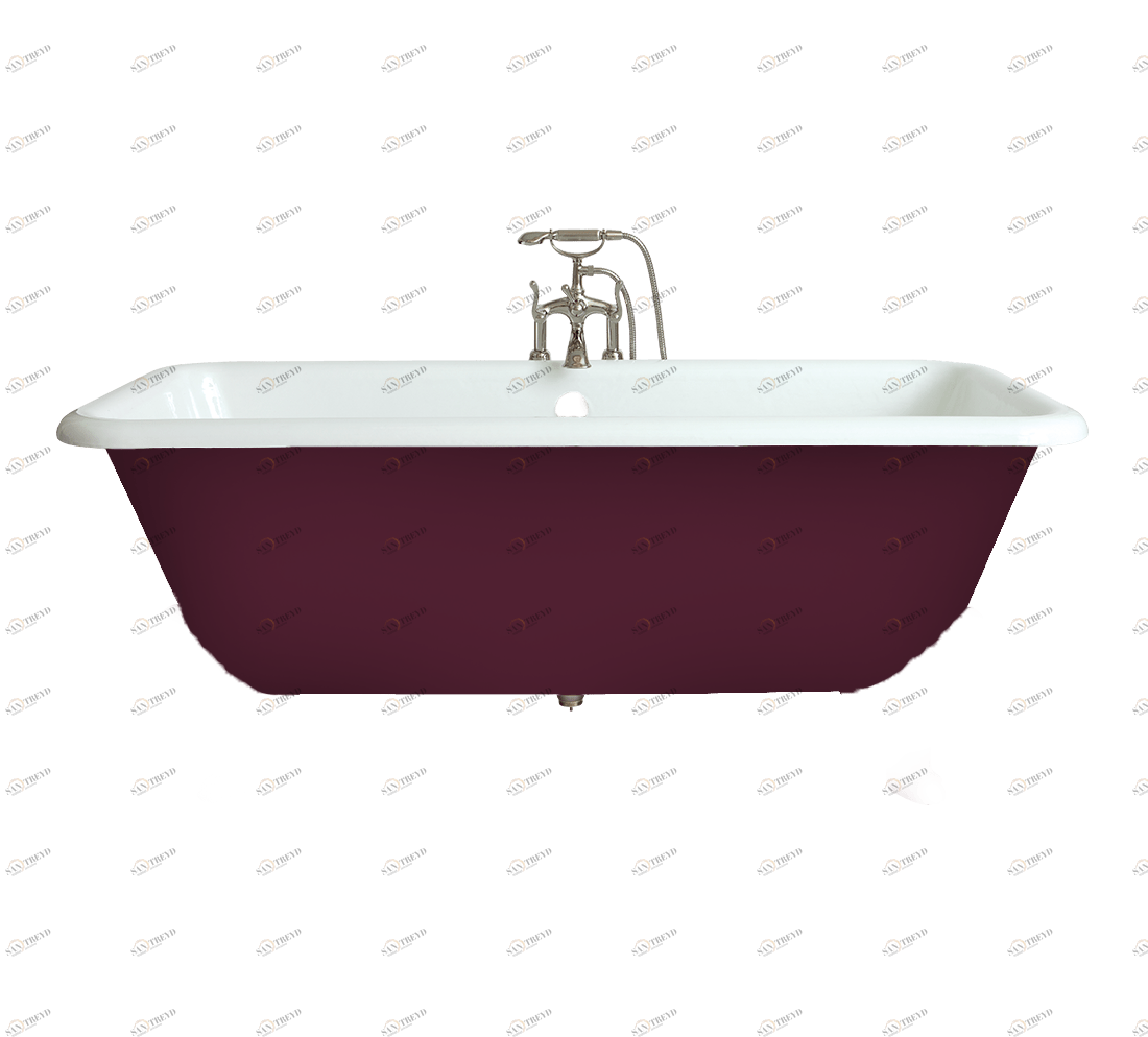 Gentry Home Bexley Cast iron bathtubs with feet Ral 4004 GH102092 