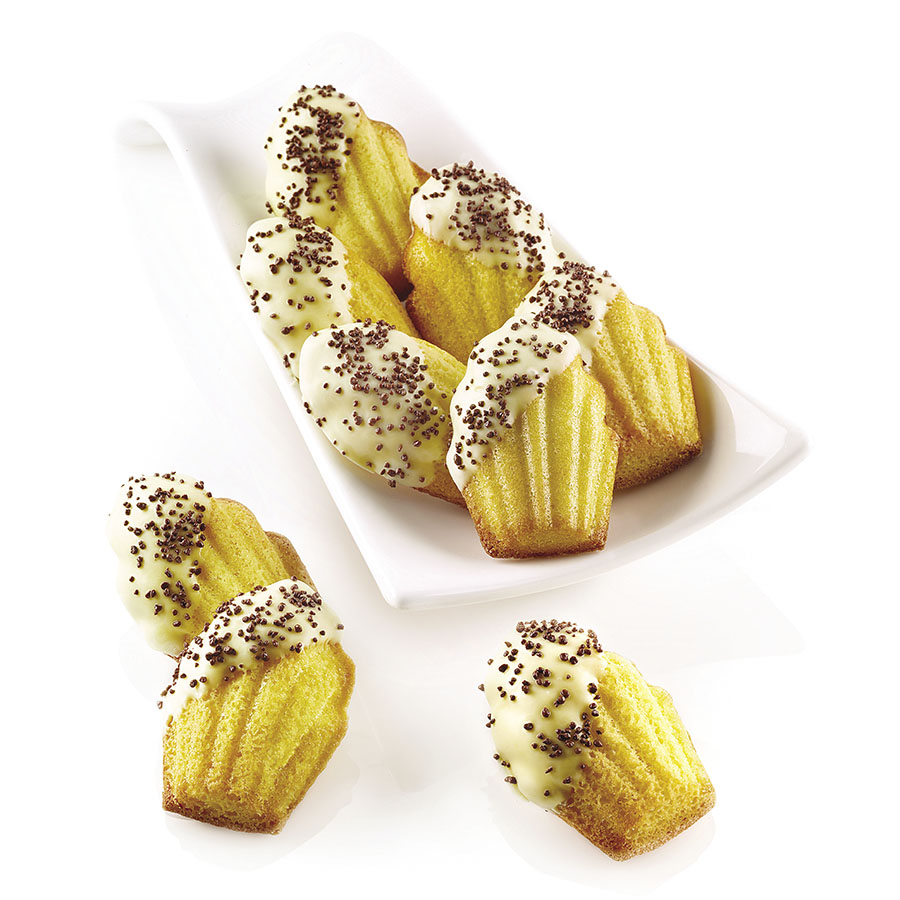 20.032.00.0065 Форма для приготовления пирожных madeleine силиконовая Silikomart  - Вид №1