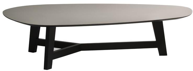 Moroso Овальный журнальный столик из ламинама® или alpi® с деревянной основой sun-id-1475236 - Вид №1