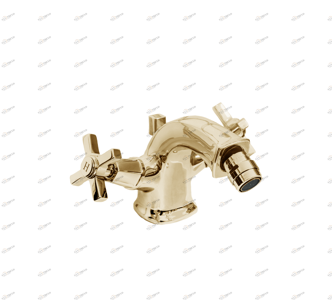 Gentry Home Смеситель для раковины на 3 отверстия Chopin Metal Incalux GH100298 