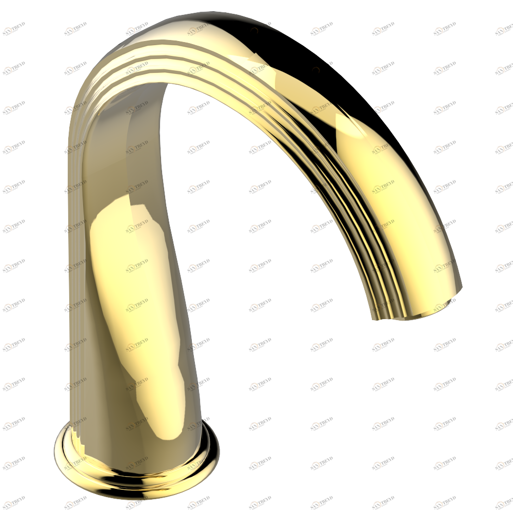 U5D-29SG Излив СУПЕР ГОЛИАФ устанавливаемый на борту ванны Thg-paris Sun Dragon Золото U5D 29SG CAT.F