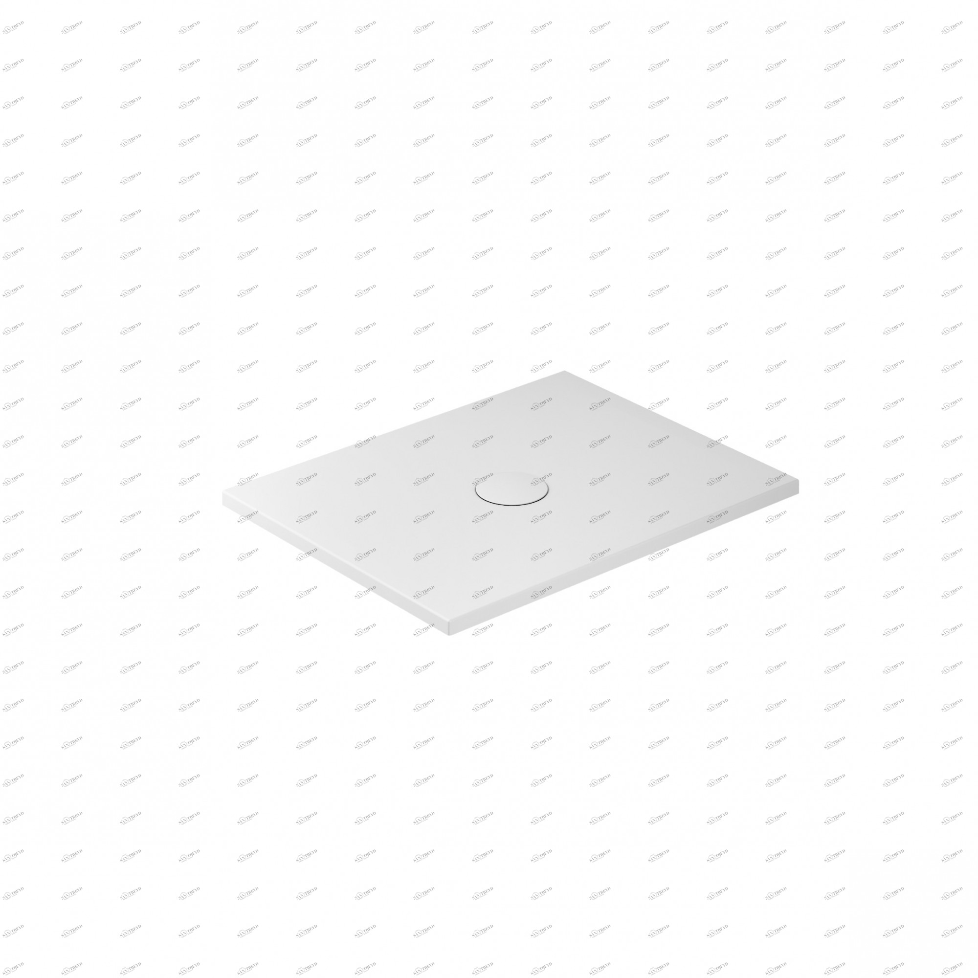 Керамический душевой поддон90x70 Белый  1040MT GALASSIA Shower Trays