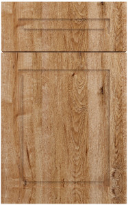 Фасады для кухни Модерн Фрезеровка «Ла Дефанс» Дуб бонифачо глянец ПЭТ №232