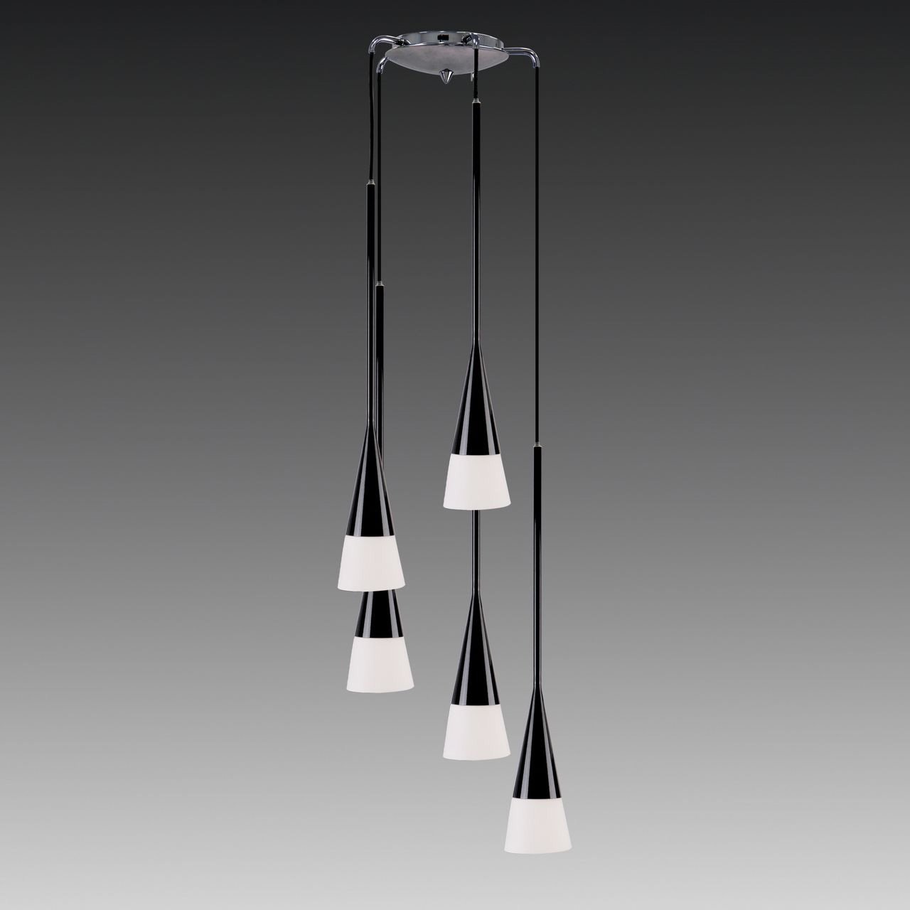 Подвесная люстра Lightstar Conicita 804257 LIGHTSTAR ДИЗАЙНЕРСКИЕ, CONICITA 058113 Черный  - Вид №2