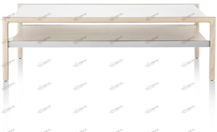 Herman Miller Прямоугольный деревянный журнальный столик Brabo sun-id-1350423