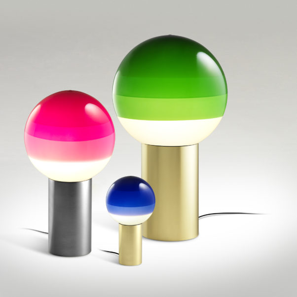 073544 Настольный светильник M белый-латунь Marset Dipping Light  - Вид №1