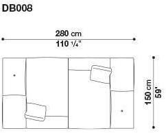 B&B Italia Кожаный диван Dock sun-id-1441060 - Вид №25