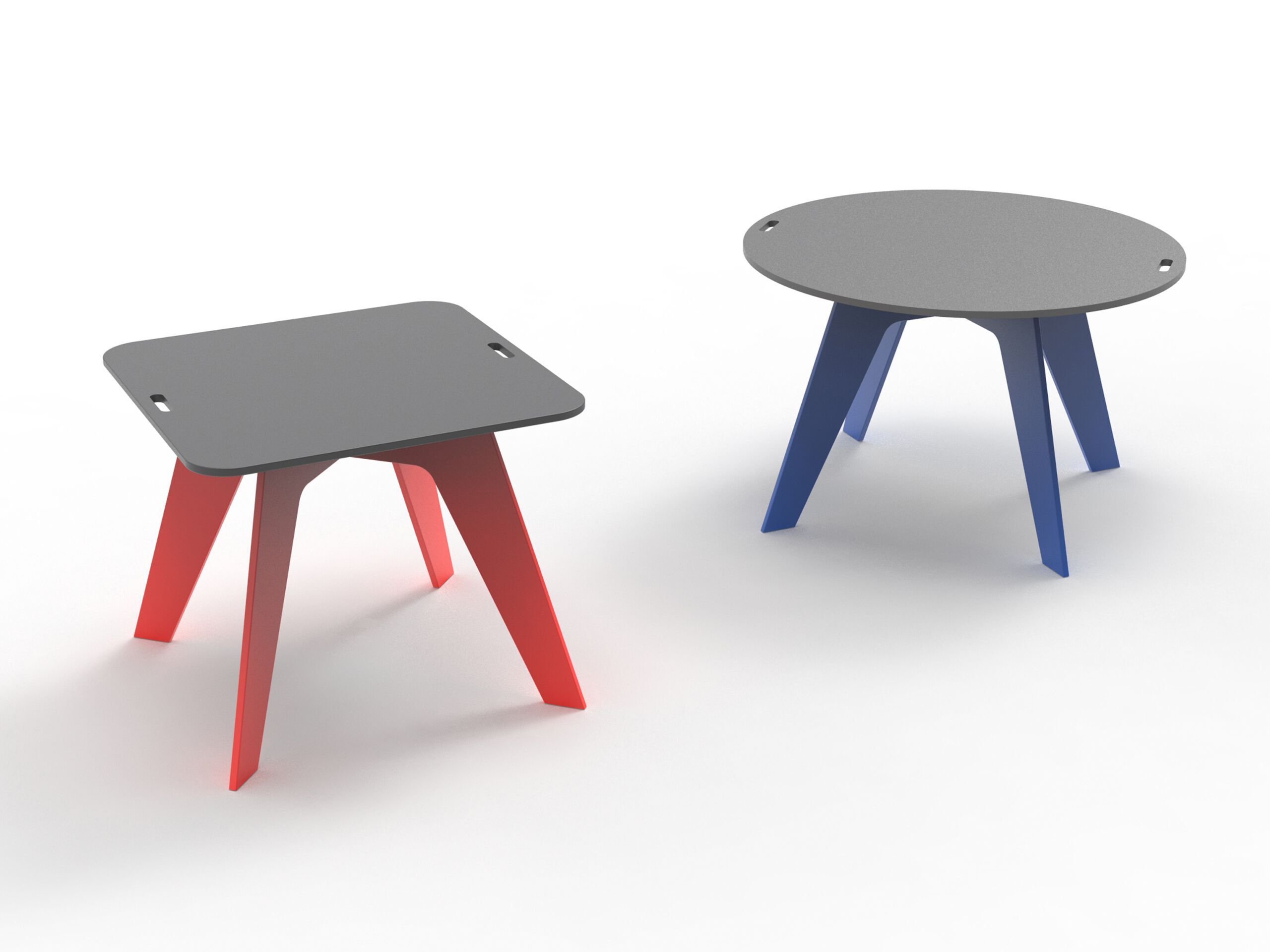 Круглый стол для общественных мест из полиэтилена Donye Beat ARCH-00095601 - Вид №1