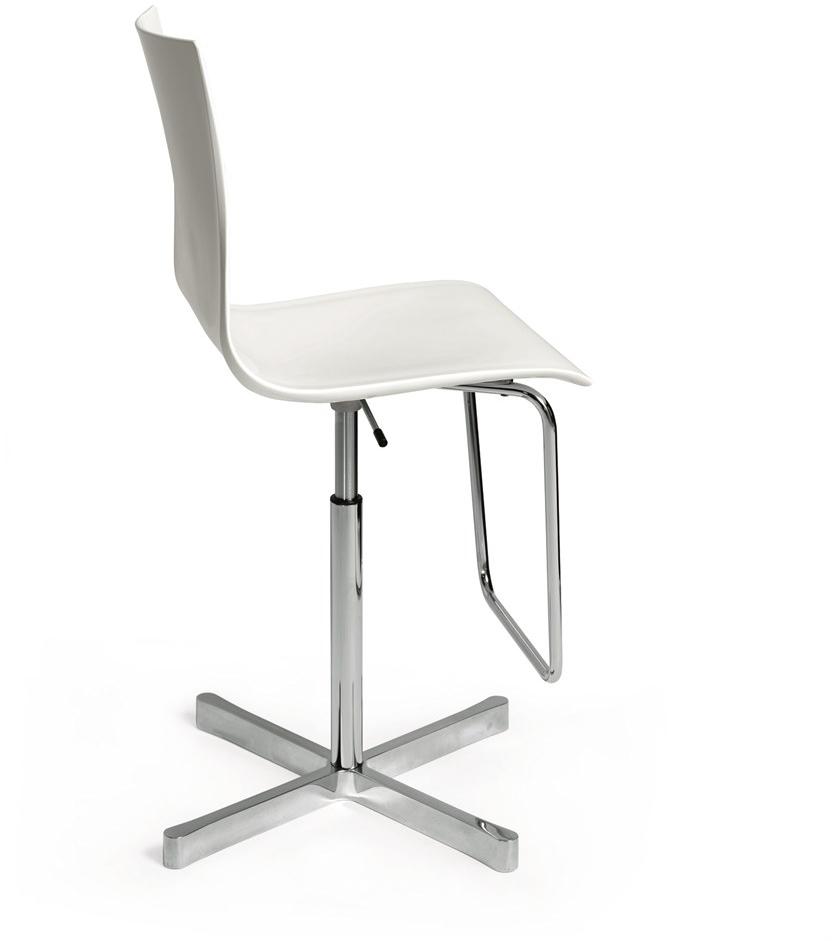 Desalto Табурет поворотный из акрила на 4 спицы со спинкой sun-id-1488246 - Вид №3