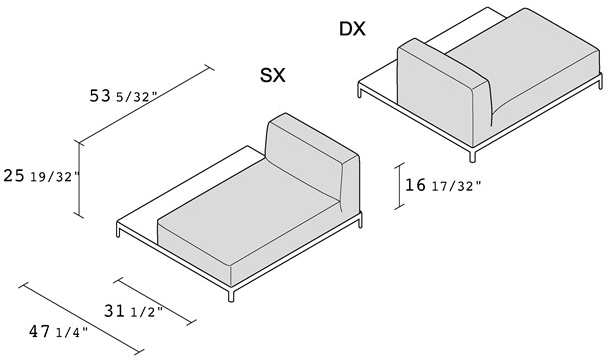 Alias Мягкое кресло с журнальной полкой Aluzen soft P46 - Вид №3