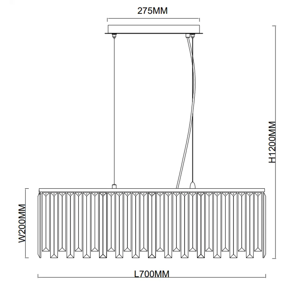 Люстра Escada Divine 2125/5S — хрустальное освещение для современного интерьера 89377552 STLM-1405094 - Вид №8