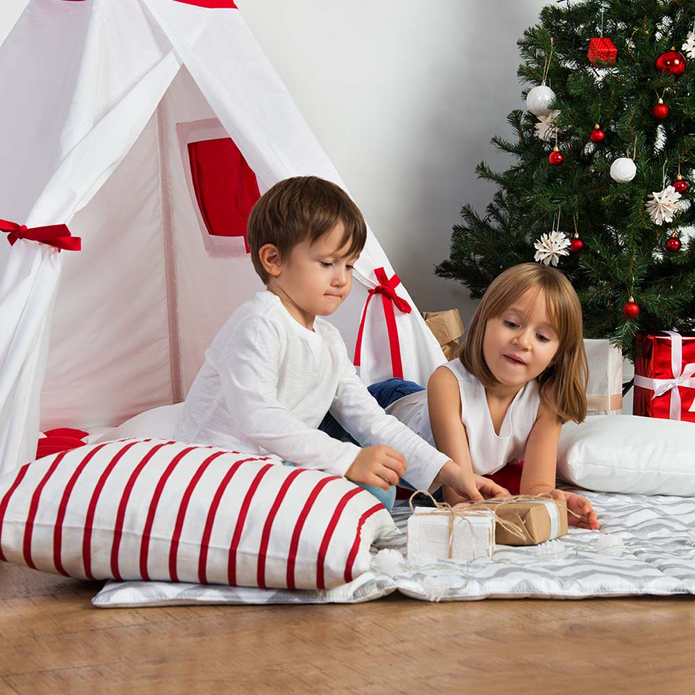 Игровой коврик стеганый Grey Zigzag VAMVIGVAM GREY ZIGZAG 281595 Белый;серый Santreyd  - Вид №3