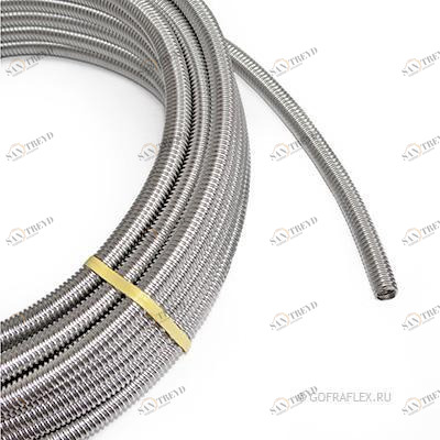 Гофрированная труба из нержавеющей стали 1/2 дюйма(Россия) Flexible hose Россия 13ПРВ