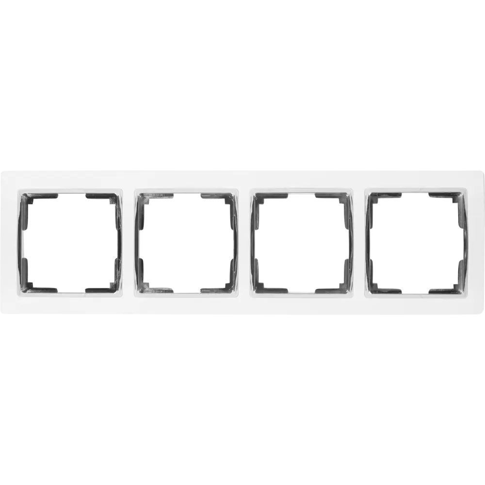 Рамка Werkel Snabb для 4 розеток - белая классика 82125367 STLM-0019696