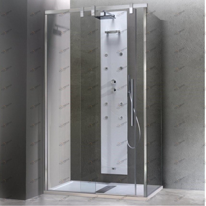 Душевой уголок Wing W01 150x90 см Karolitalia BLUBLEUWING01150X90