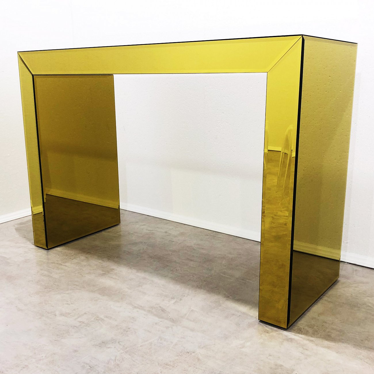 Консоль зеркальная золотая прямоугольная "Дарлинг" GRAUM ДАРЛИНГ 304030 Зеркальный;золото;желтый  - Вид №4