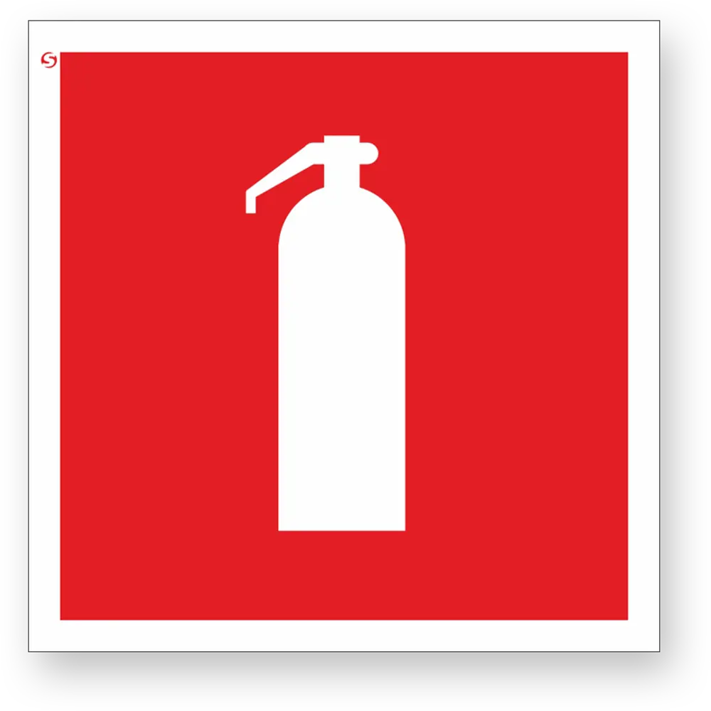Знак Огнетушитель 10x10 мм 89453973 STLM-2131307 Santreyd 
