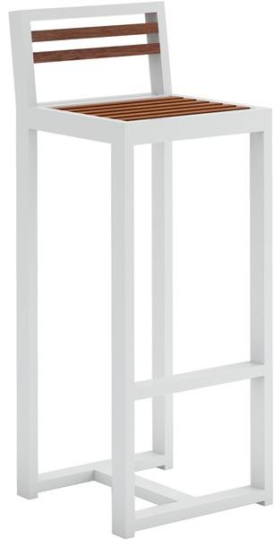 GANDIABLASCO Высокий табурет со спинкой Dna teak sun-id-1426209 - Вид №2