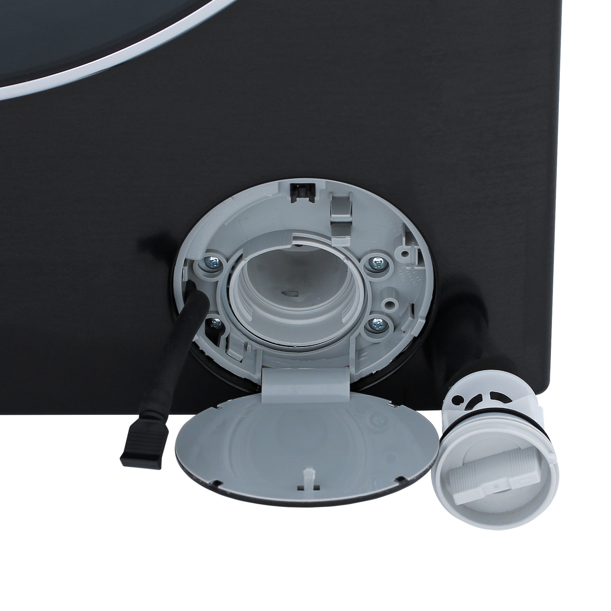 5427742 Стирально-сушильная машина DEXP WD-F814DMG/GBSI черный STDN-0088329 - Вид №9