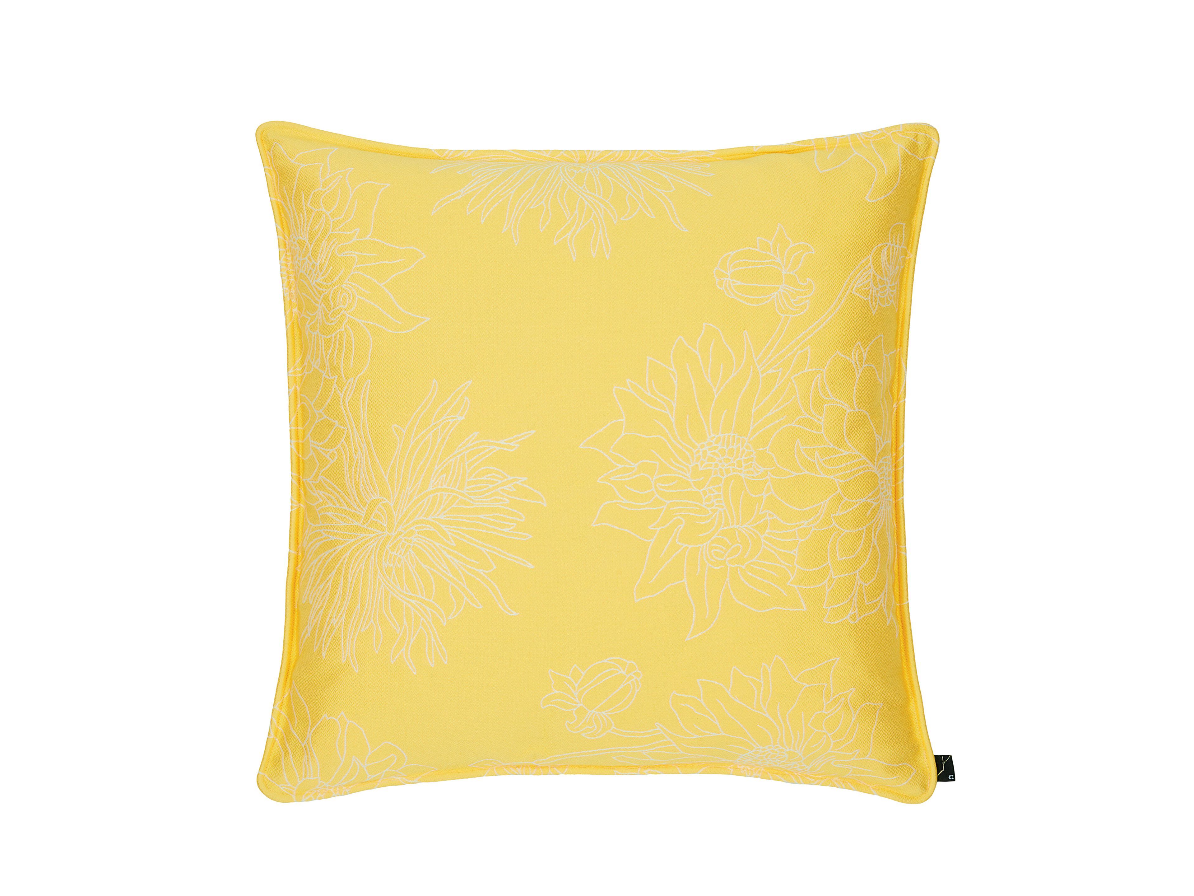 Квадратная подушка из ткани с цветочным рисунком K-3 Hana Pop ARCH-00029151