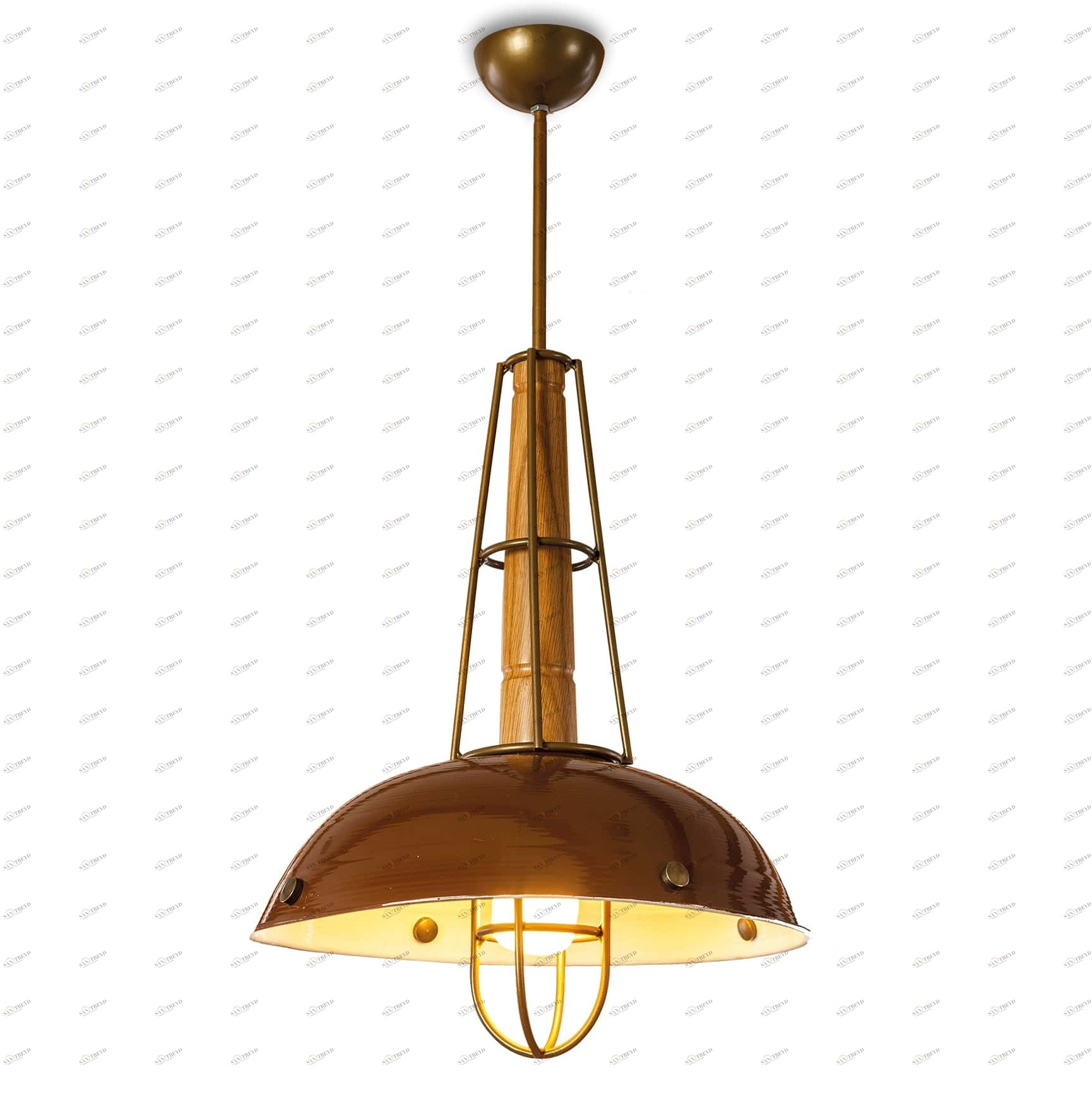 Люстра подростковая металлическая Royal CILEK ROYAL 00-3832371 Коричневый Santreyd