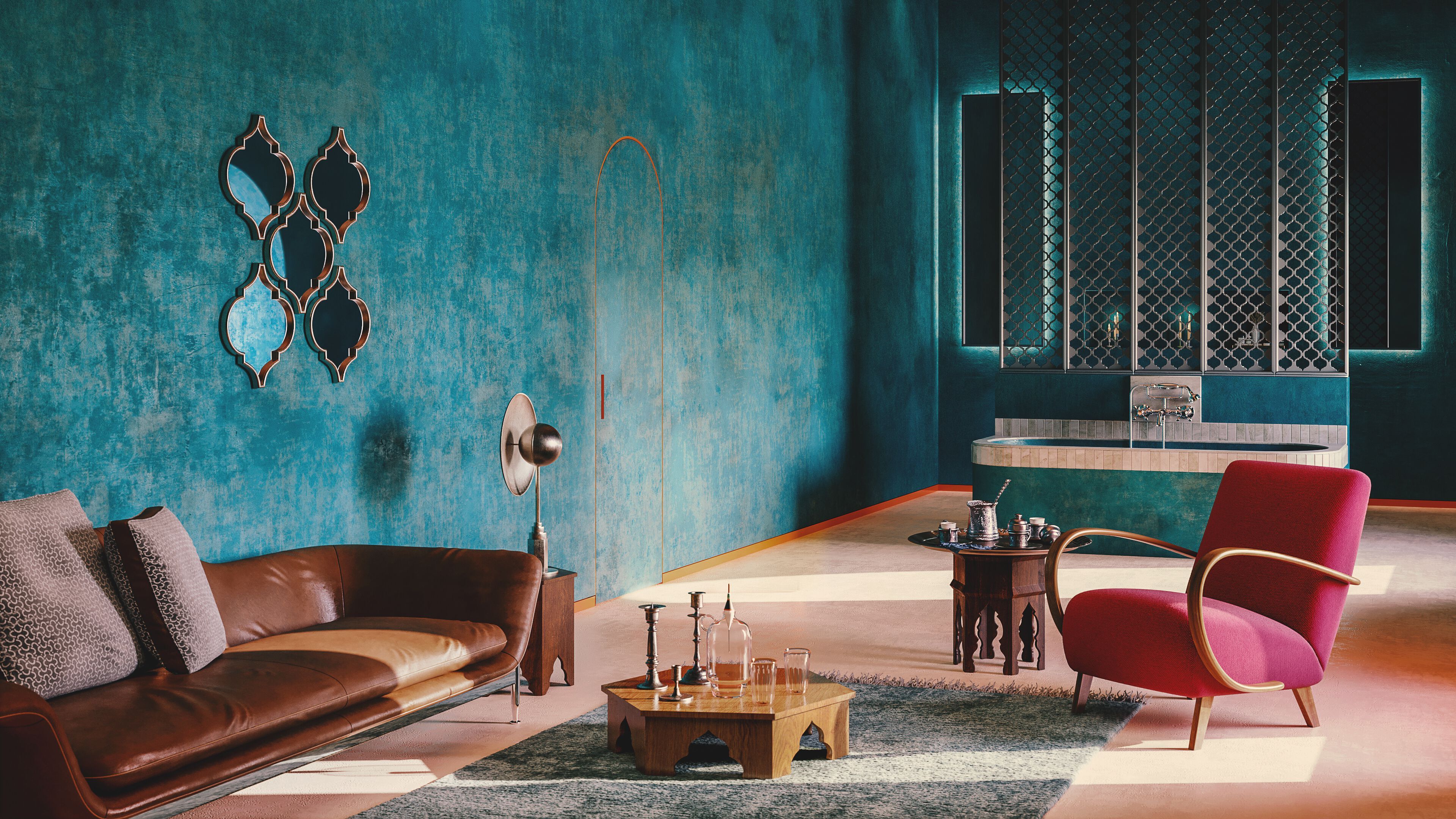 Распашная стена заподлицо двери Linvisibile Linvisibile Alba ARCH-00006386 - Вид №1