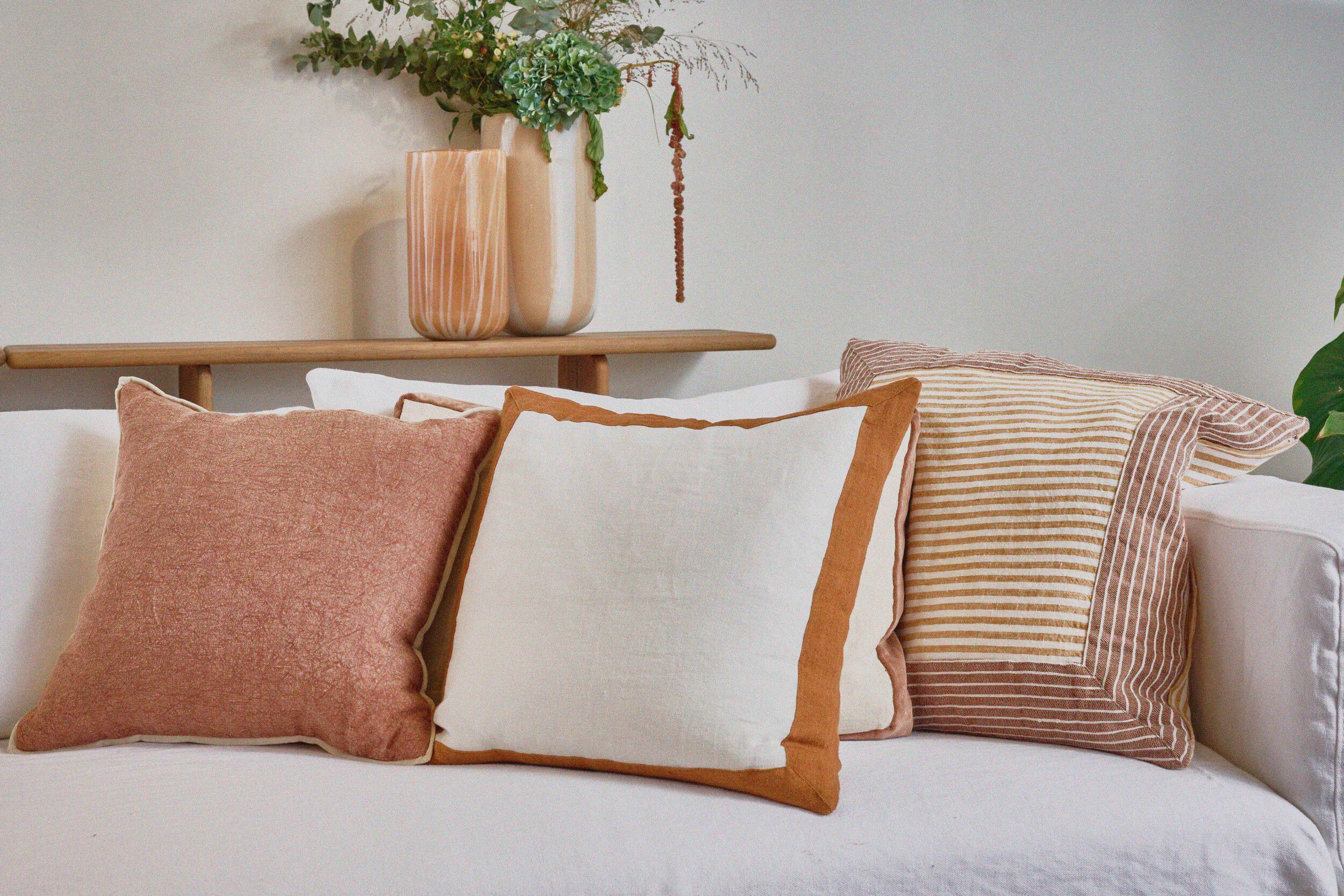 Квадратная льняная подушка POMAX Сен-Тропе ARCH-00102402 - Вид №5