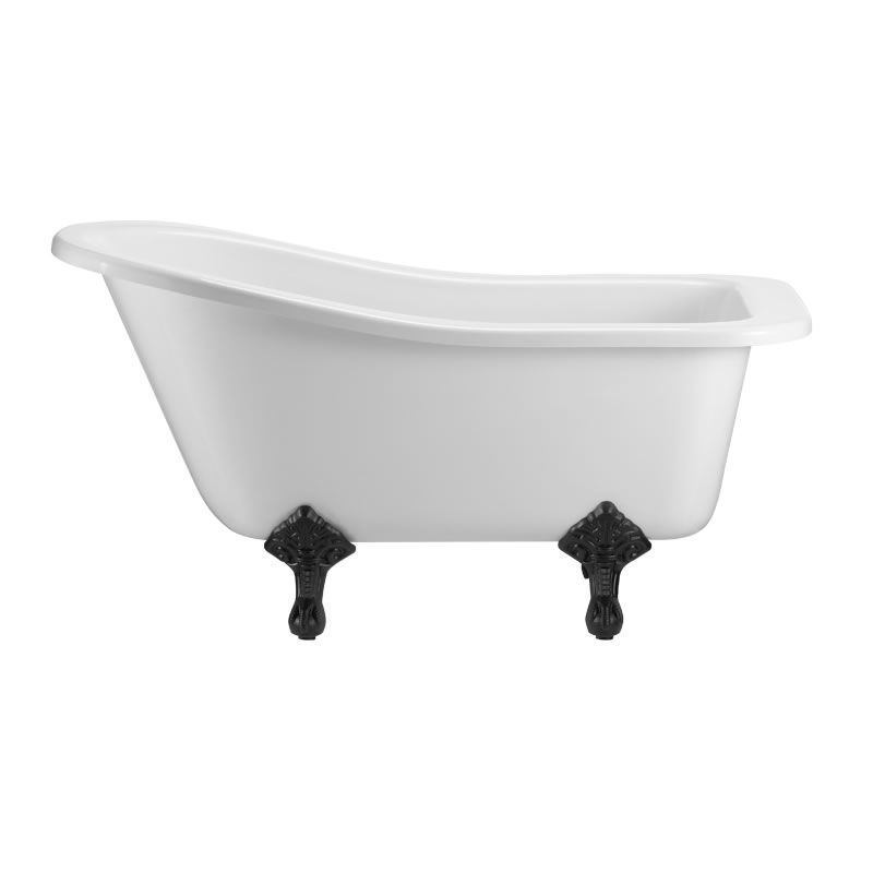 Ванна акриловая Buckingham Slipper c ножками E11 BLA Slipper Burlington E6, E11 BLA 740 x 1500 x 780 - Вид №1