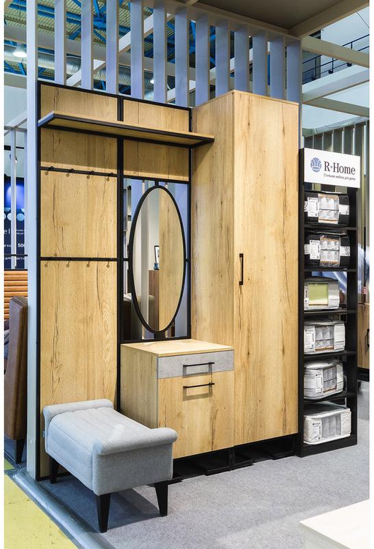 1853 Зеркало для прихожей Loft Графит R-HOME 4009298H - Вид №5