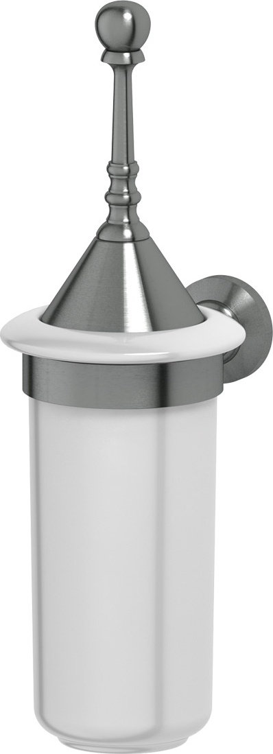 STI 424 Держатель с туалетным ершом с крышкой 3SC STILMAR ANTIQUE SILVER Treesseci 3SC