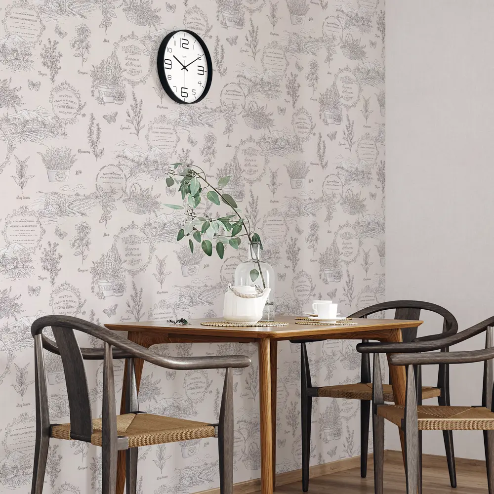 Флизелиновые обои Palitra Home Aromatique бежевые с текстурой тиснения 89392991 STLM-1341335 - Вид №4