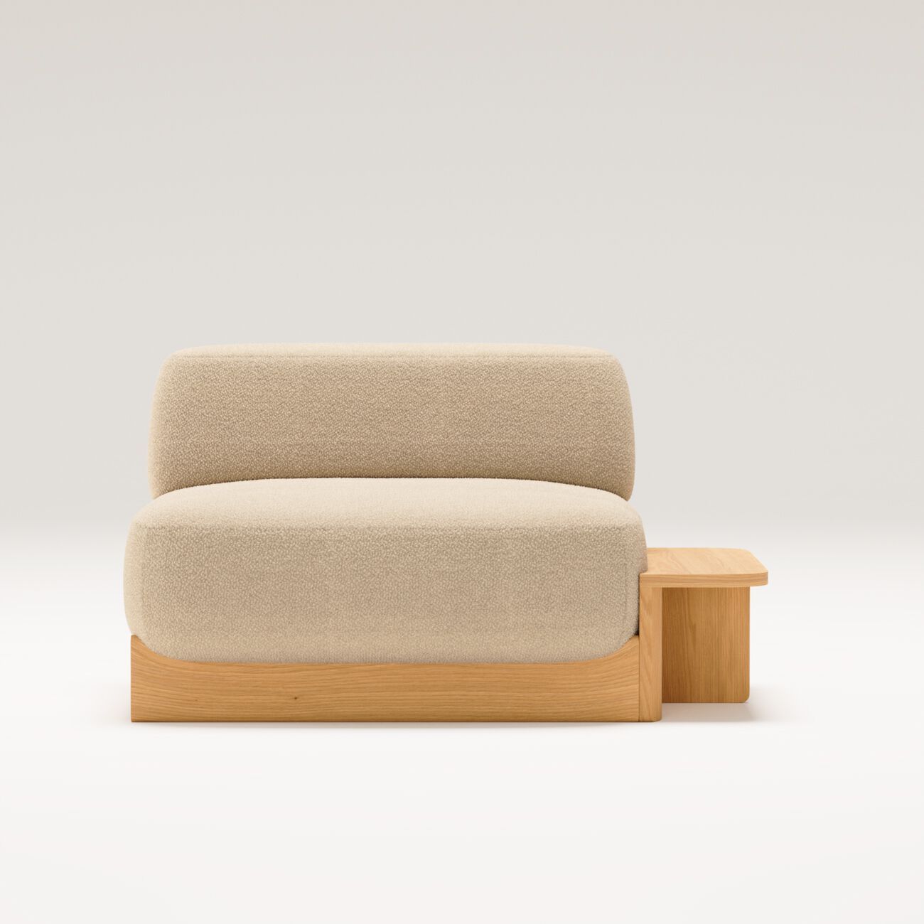 Модульный диван из ткани и дуба Wewood купол ARCH-00109421 - Вид №3