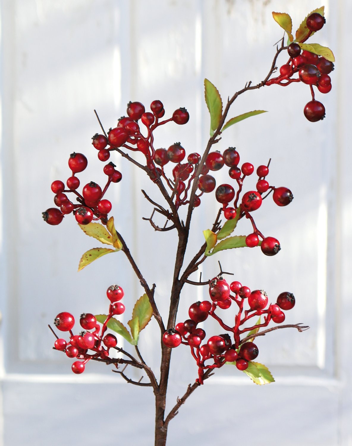 1582 444 a3 Стебель искусственной ягоды, 70 см, красный H-andreas 