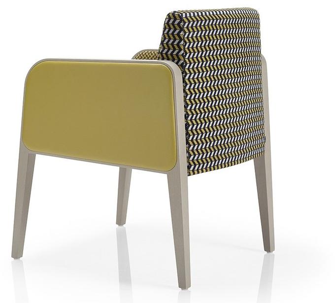 JMS Кресло из ткани с подлокотниками Magna M 736c - Вид №1