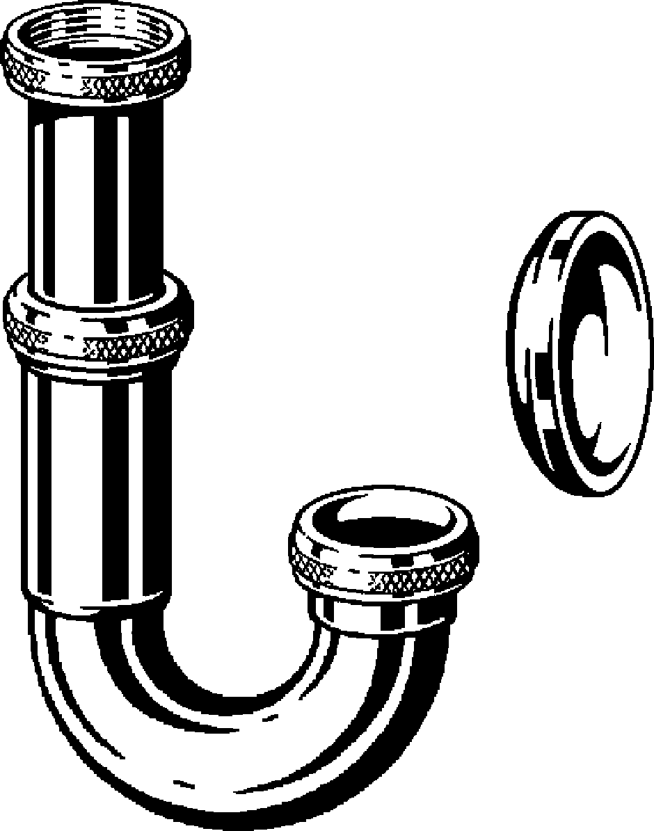 Канализационная арматура  Сифоны для умывальников и биде  Трубные сифоны VIEGA 121 549 Модель 5611.0 Santreyd  - Вид №1