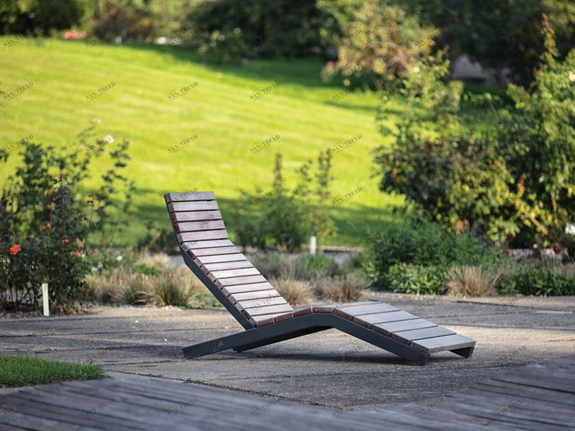 mmcité1 Садовая кушетка из стали и дерева  Rva150 