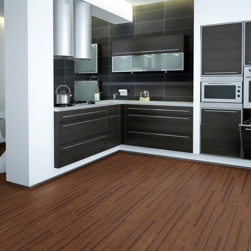 Пробка Wicanders Cork Plank Lane Chestnut (Гладкая) 1220х140 мм C83S001 - Вид №9