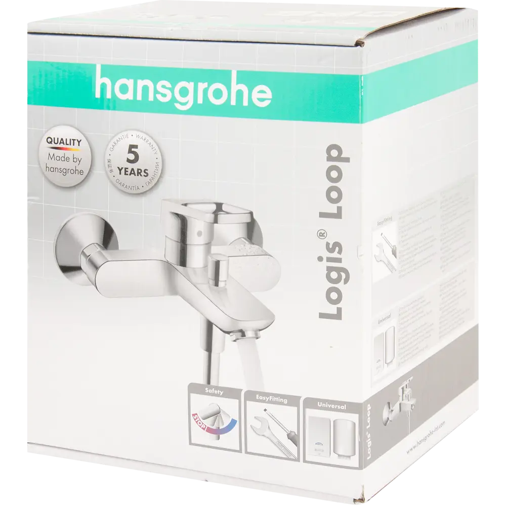 Смеситель для ванной Hansgrohe Logis Loop однорычажный цвет хром 19898774 STLM-2136607  - Вид №3