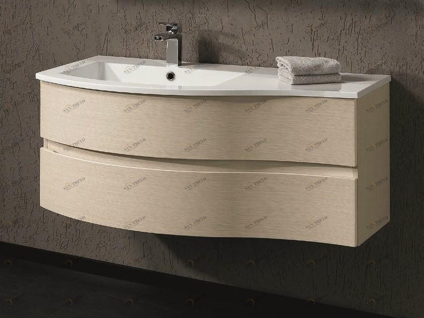 Mobiltesino Подвесная тумба под умывальник с ящиками Unico Un 14