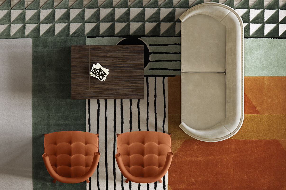 Симбаруг RUG'SOCIETY Geometric 18_495 - Вид №7